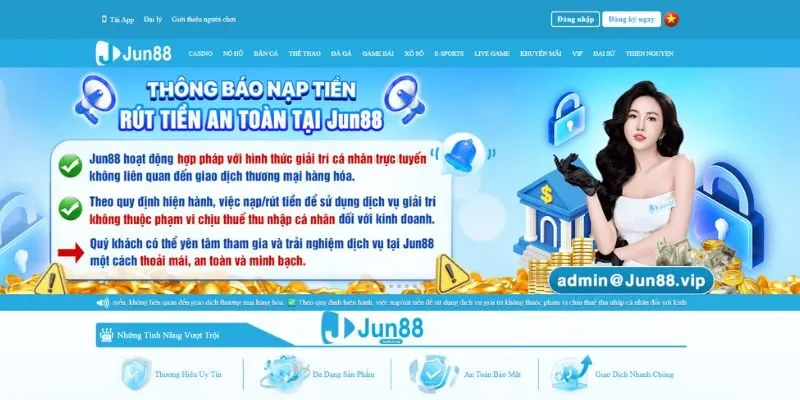 Các cột mốc phát triển đáng ngưỡng mộ của Jun88